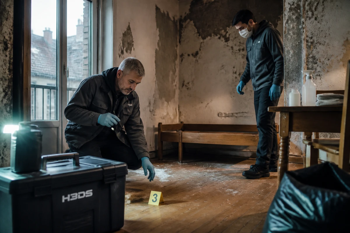 Décontamination après présence de squatteurs Saint-Denis