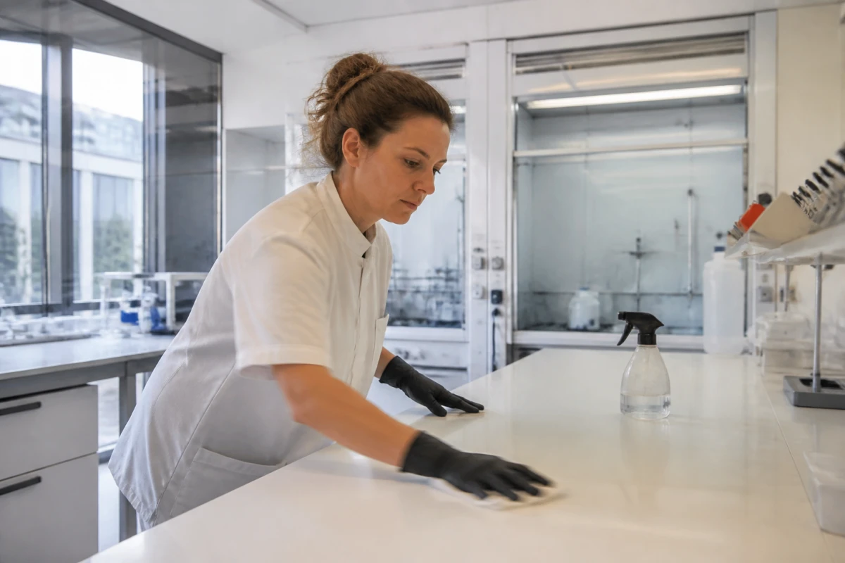 Décontamination chimique pour laboratoires et salles blanches Boulogne-Billancourt