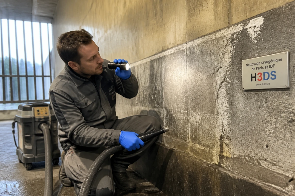 Nettoyage et désinfection de tunnels et galeries techniques La Courneuve